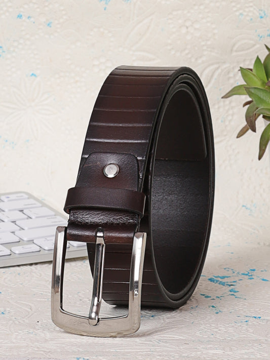 Men Casual Belt BS-661 Brown