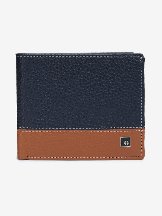 Men Wallet ET-4003 Navy & Tan