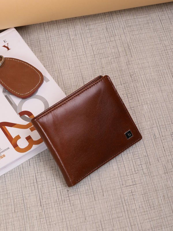 Ornate Men Wallet CR-7002 Brown