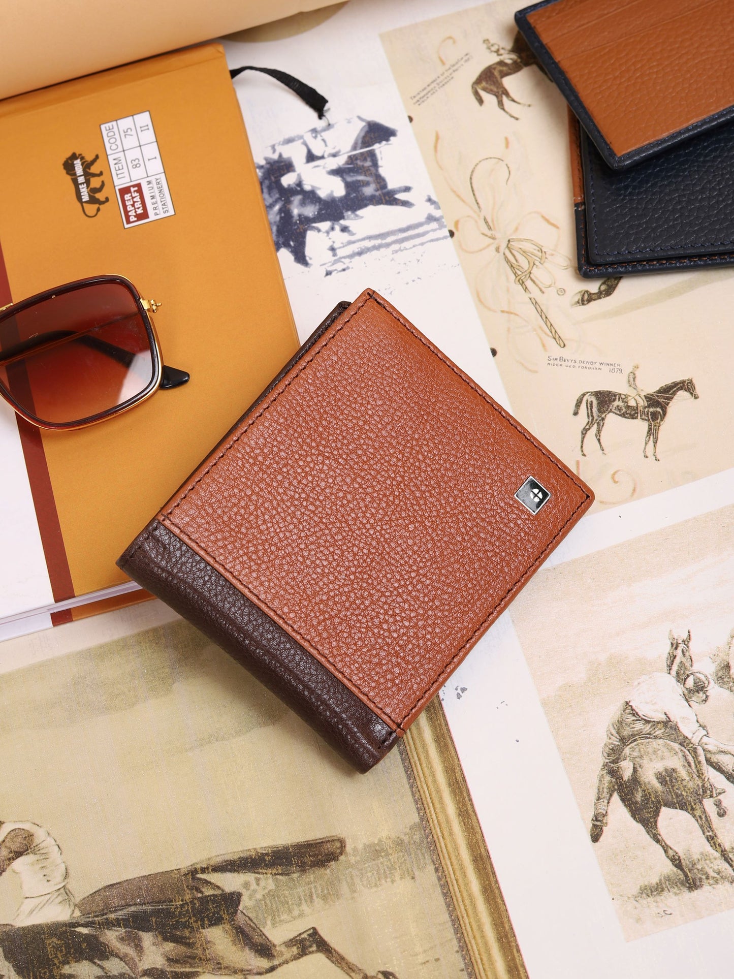 Premium Men Wallet PR-6003 Tan