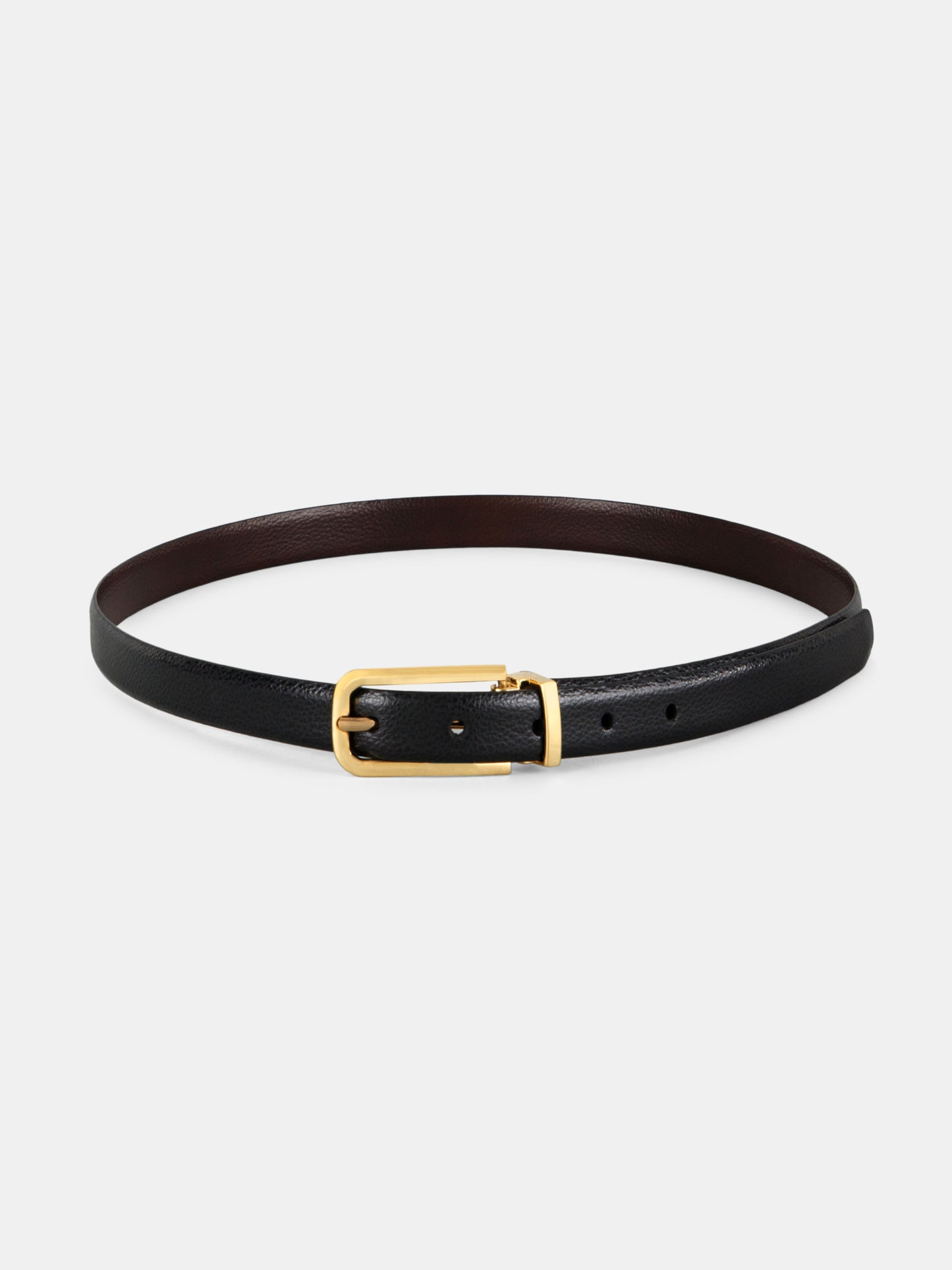 Natural Milled Reversible Ladies Belt LBRB-2243 G