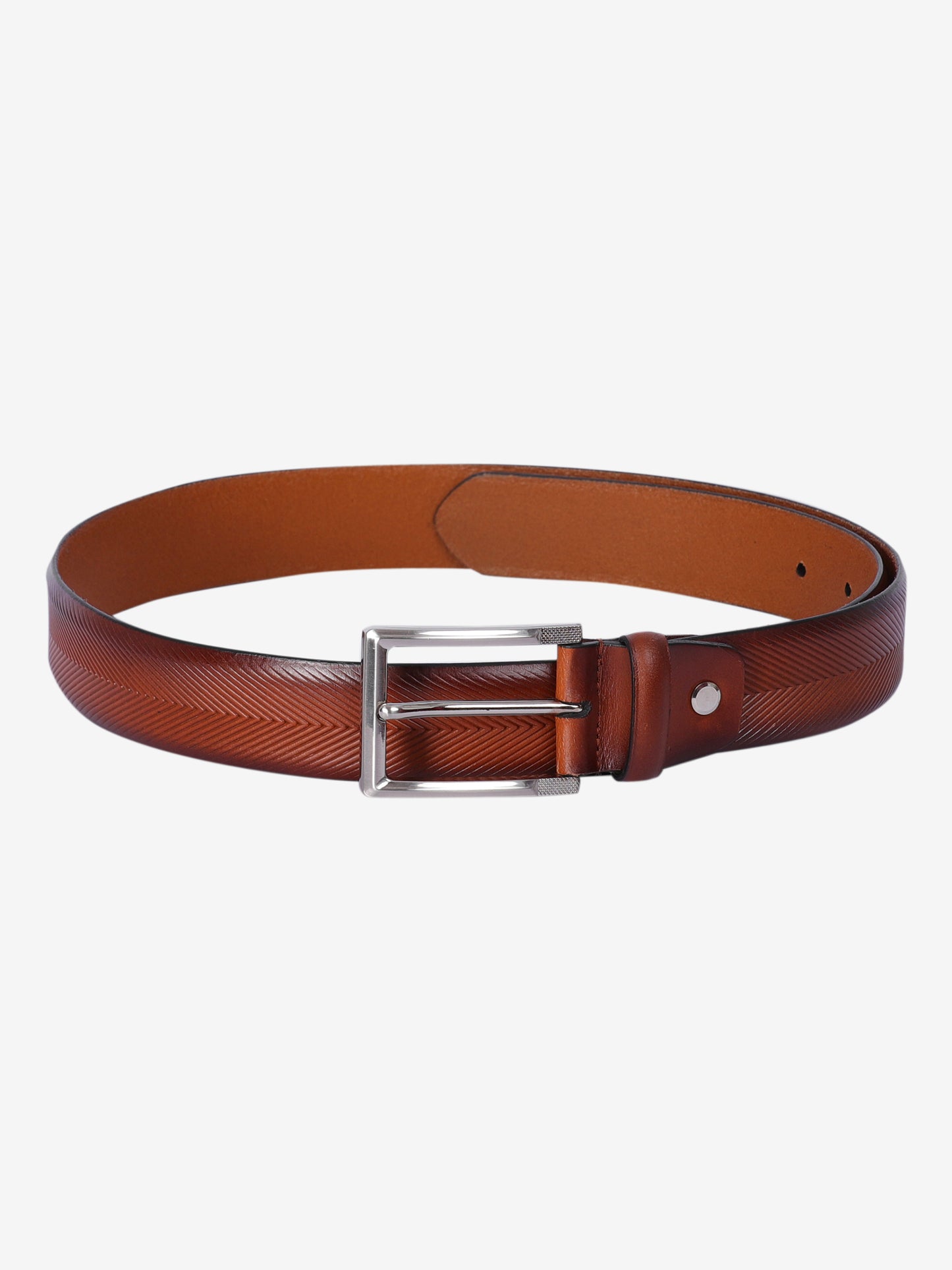 Smart Formal Men Belt BS-021 Tan