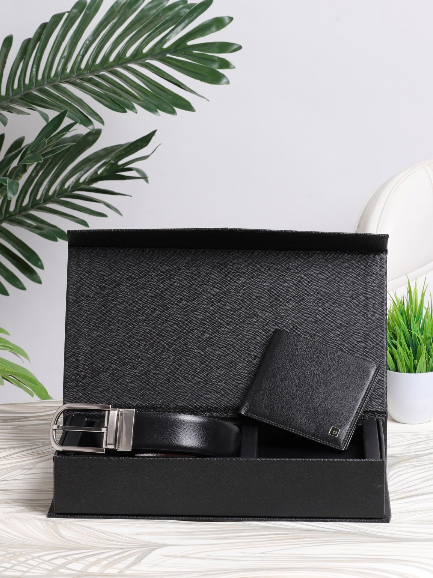 Gift Set Belt & Wallet GWPR-4001 Black