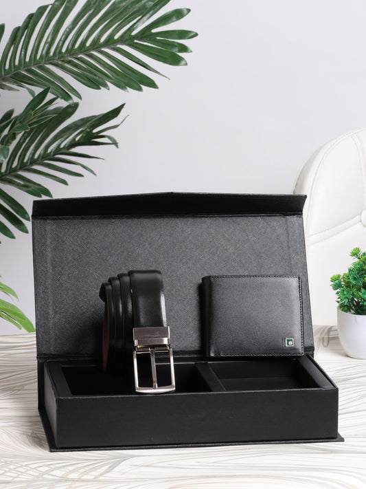 Gift Set Belt & Wallet GWPR-5001 Black