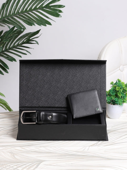Gift Set Belt & Wallet GWCR-8002 Black