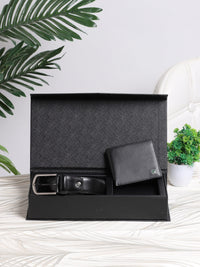 Gift Set Belt & Wallet GWCR-8002 Black