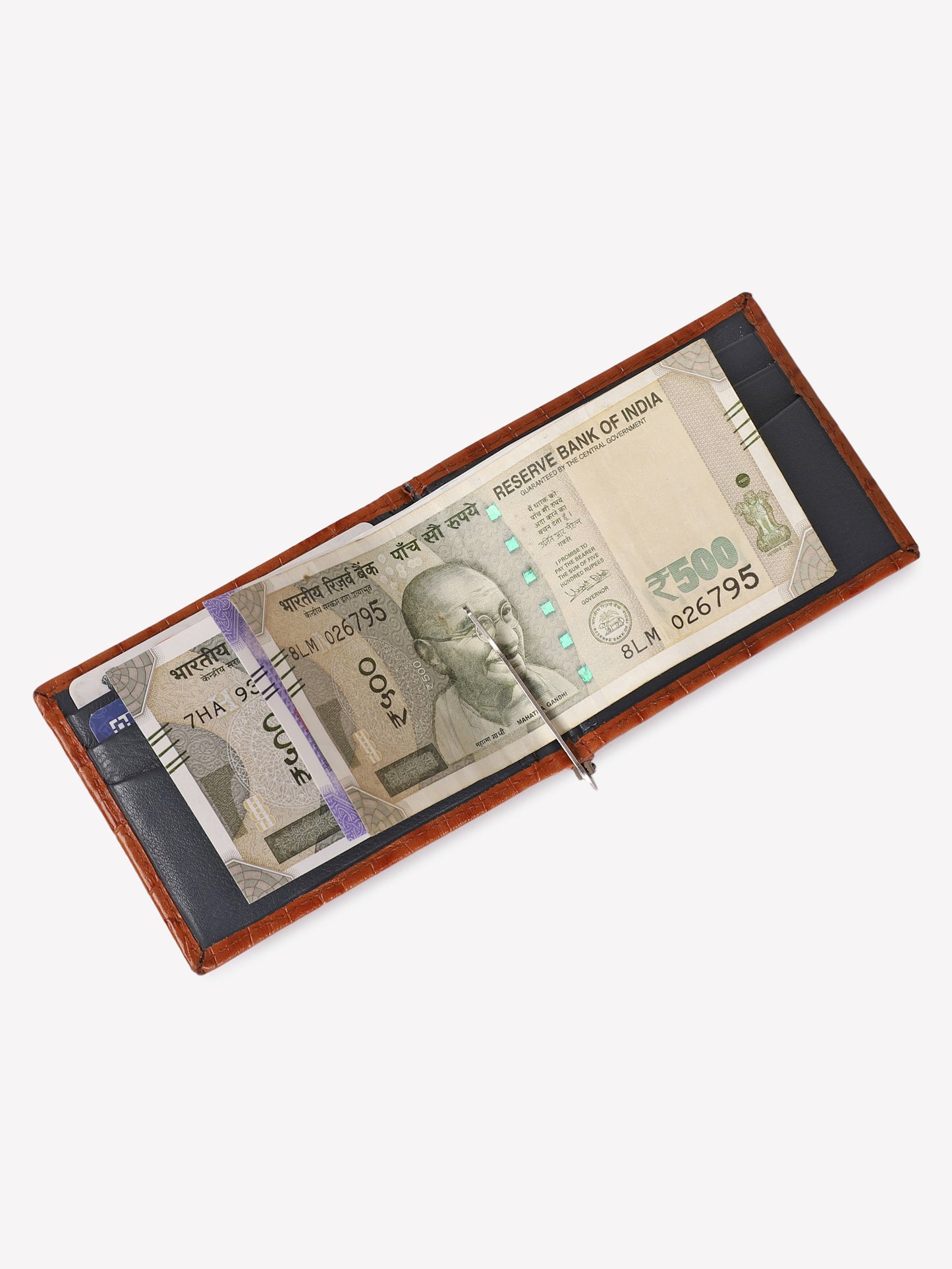 Croco Men Wallet CR-8001 Tan