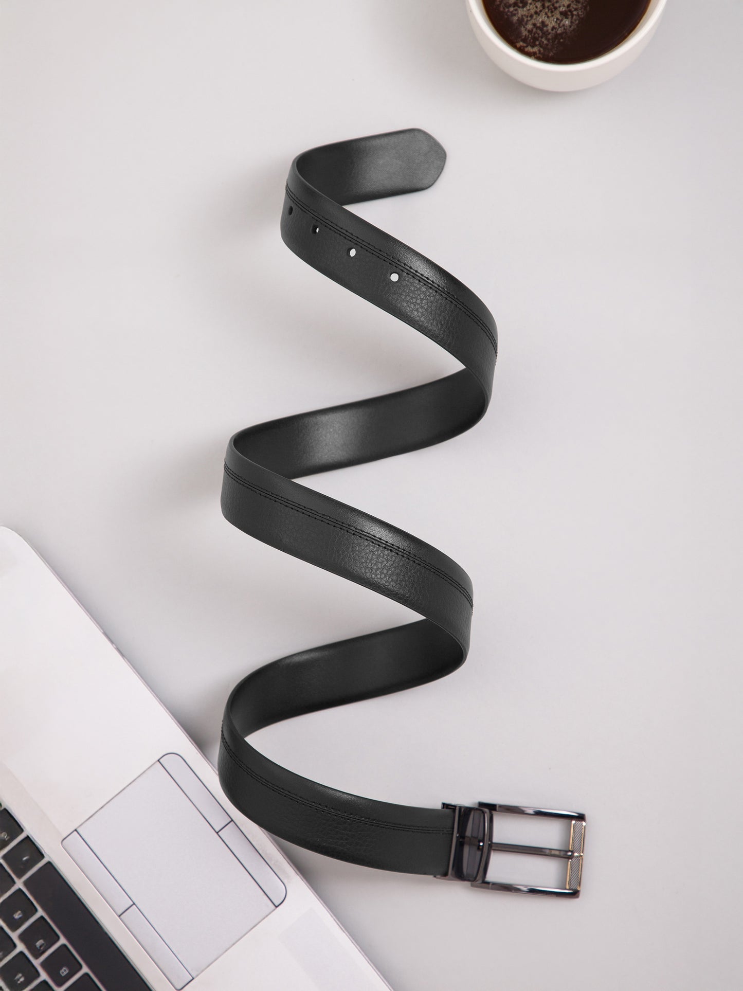 Men Reversible Belt RB-179 Black