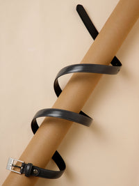 Elegant Reversible Ladies Belt LBRB-2232 BN Grey