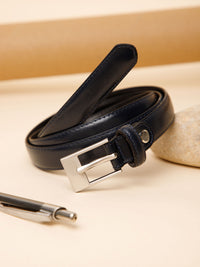 Elegant Reversible Ladies Belt LBRB-2232 BN Navy