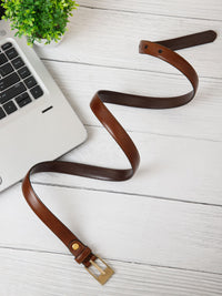 Formal Ladies Belt LBSB-2232 G Tan