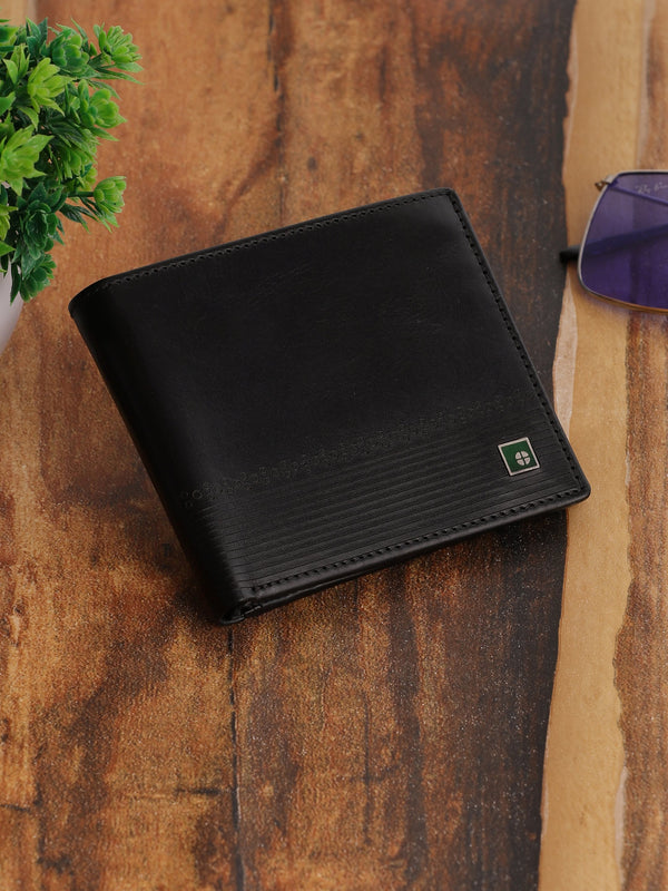 Intricate Men Wallet CR-7003 Black