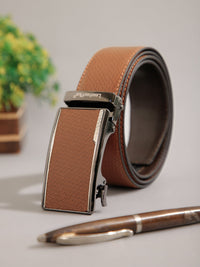 Men Autolock Belt AL-9713 Tan