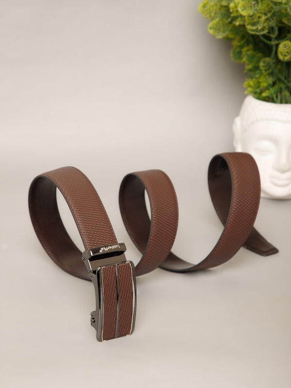 Men Autolock Belt AL-9712 Brown