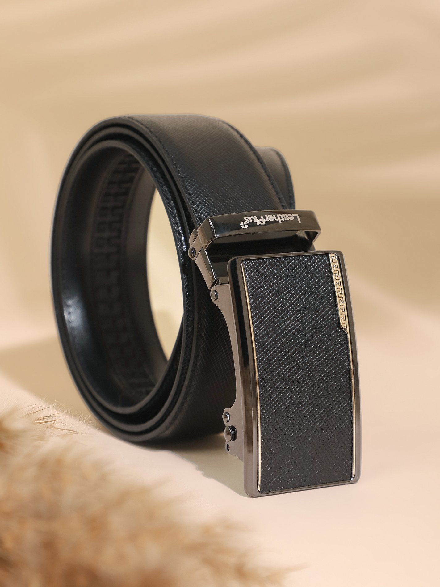 Men Autolock Belt AL-9713 Black