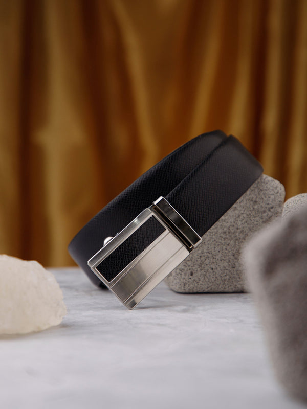 Men Autolock Belt AL-9017 BN Black