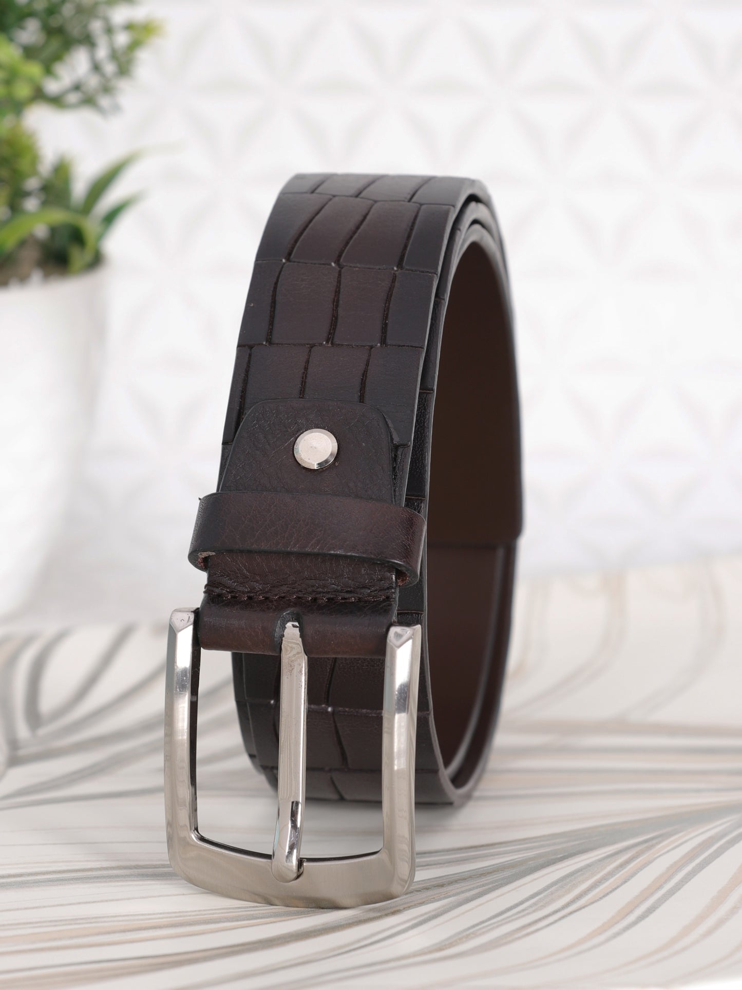 Crafted Men Belt CTFD-656 Brown