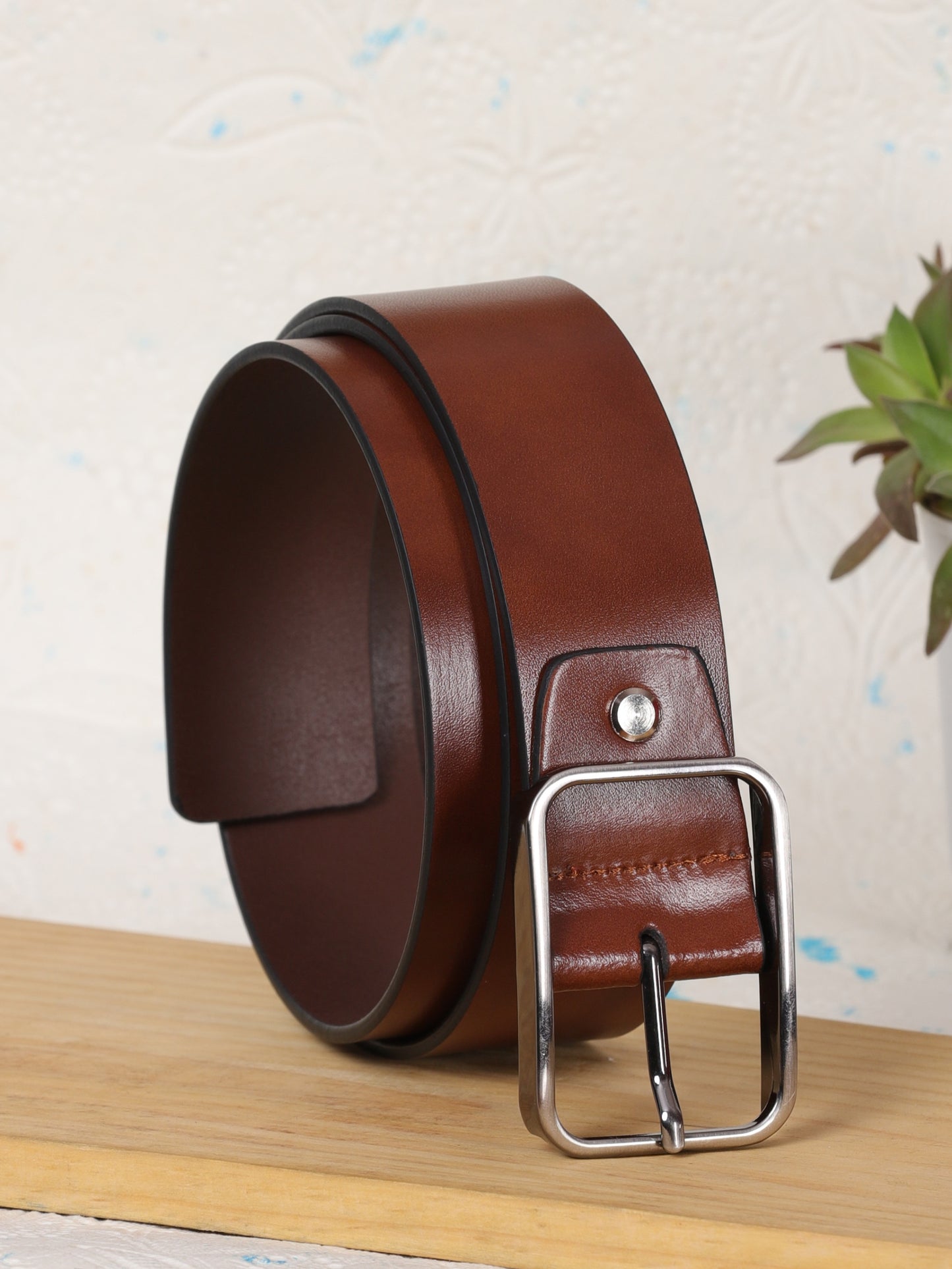 Men Casual Belt ST-021 Tan