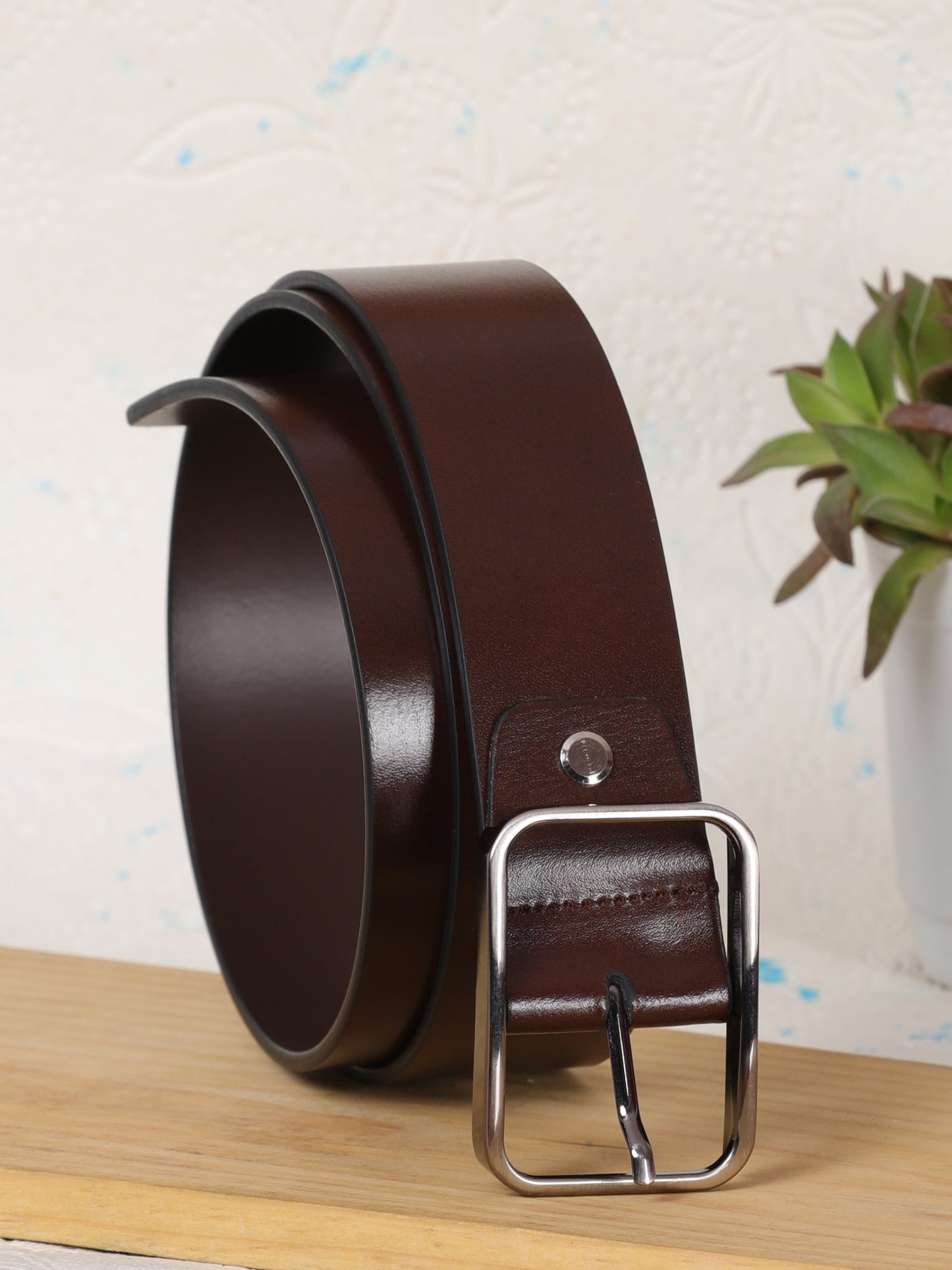 Men Casual Belt ST-021 Brown