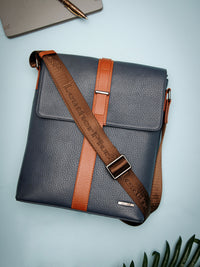 Textured Leather Men Sling Bag SGL-651