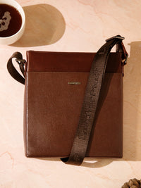 Saffiano Leather Men Sling Bag SGM-701