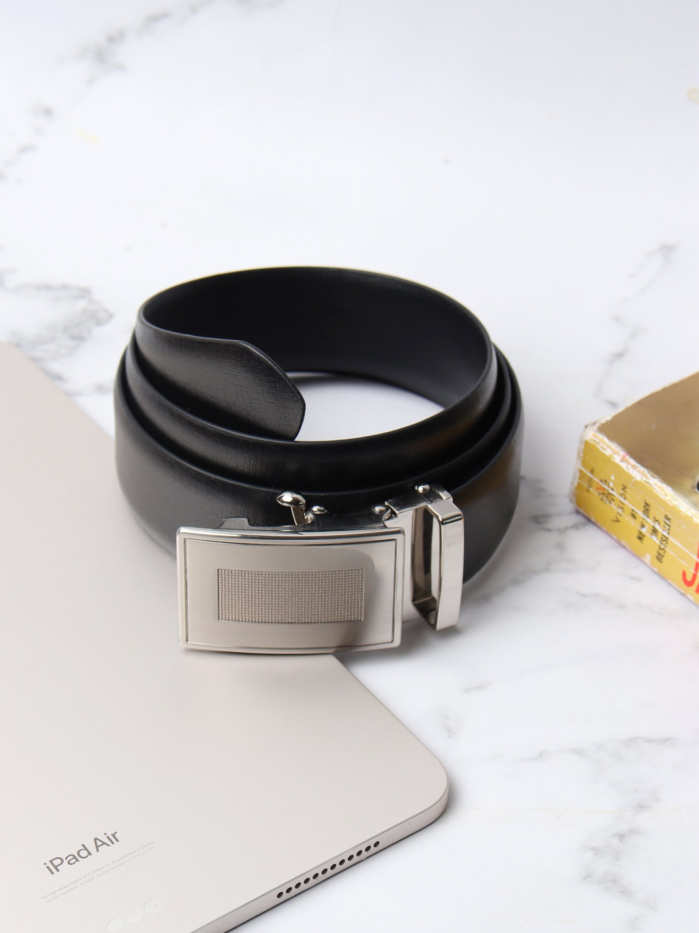 Men Autolock Belt AL-9072 Black