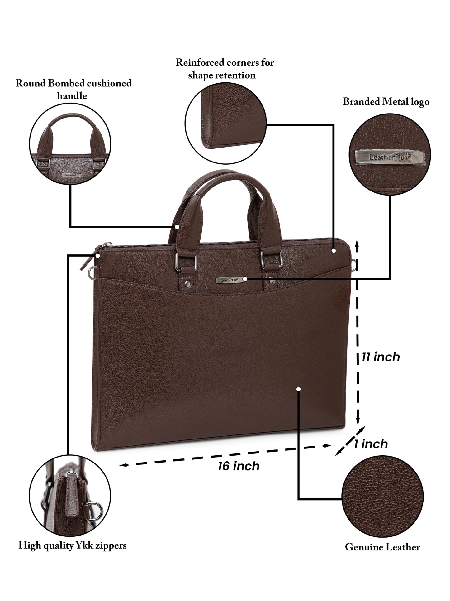 The Slender Leather Laptop Sleeve SV16-7003