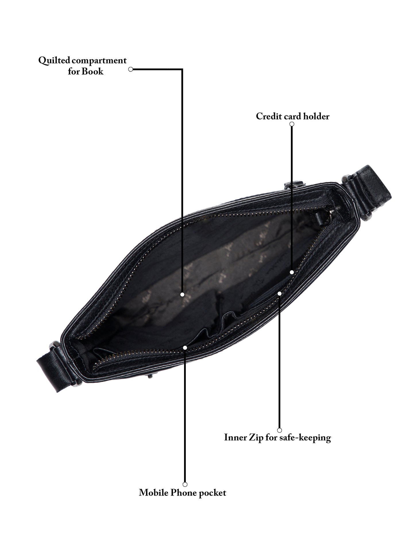 MIlled Leather Men Sling Bag SGM-601