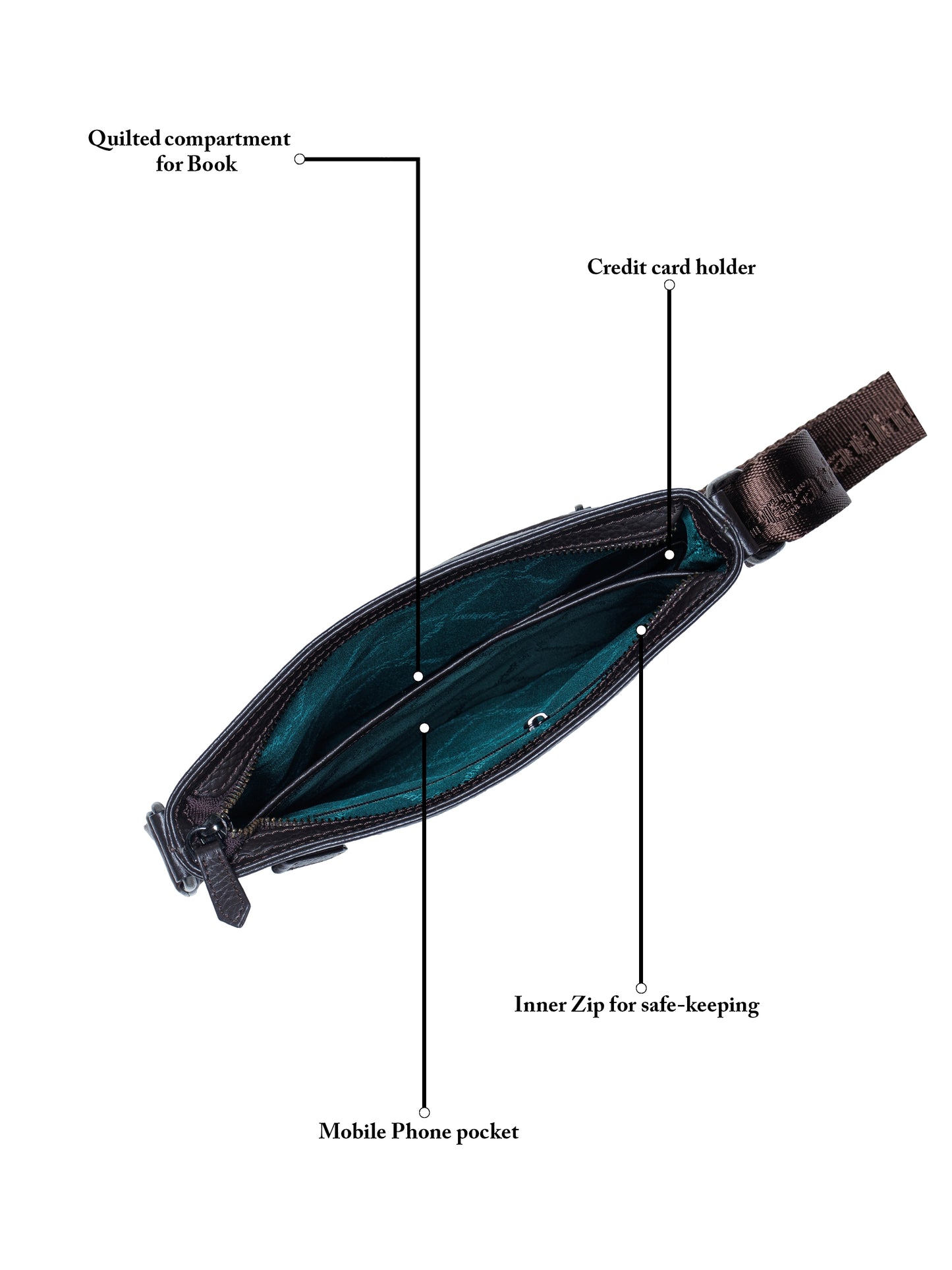 MIlled Leather Men Sling Bag SGM-601