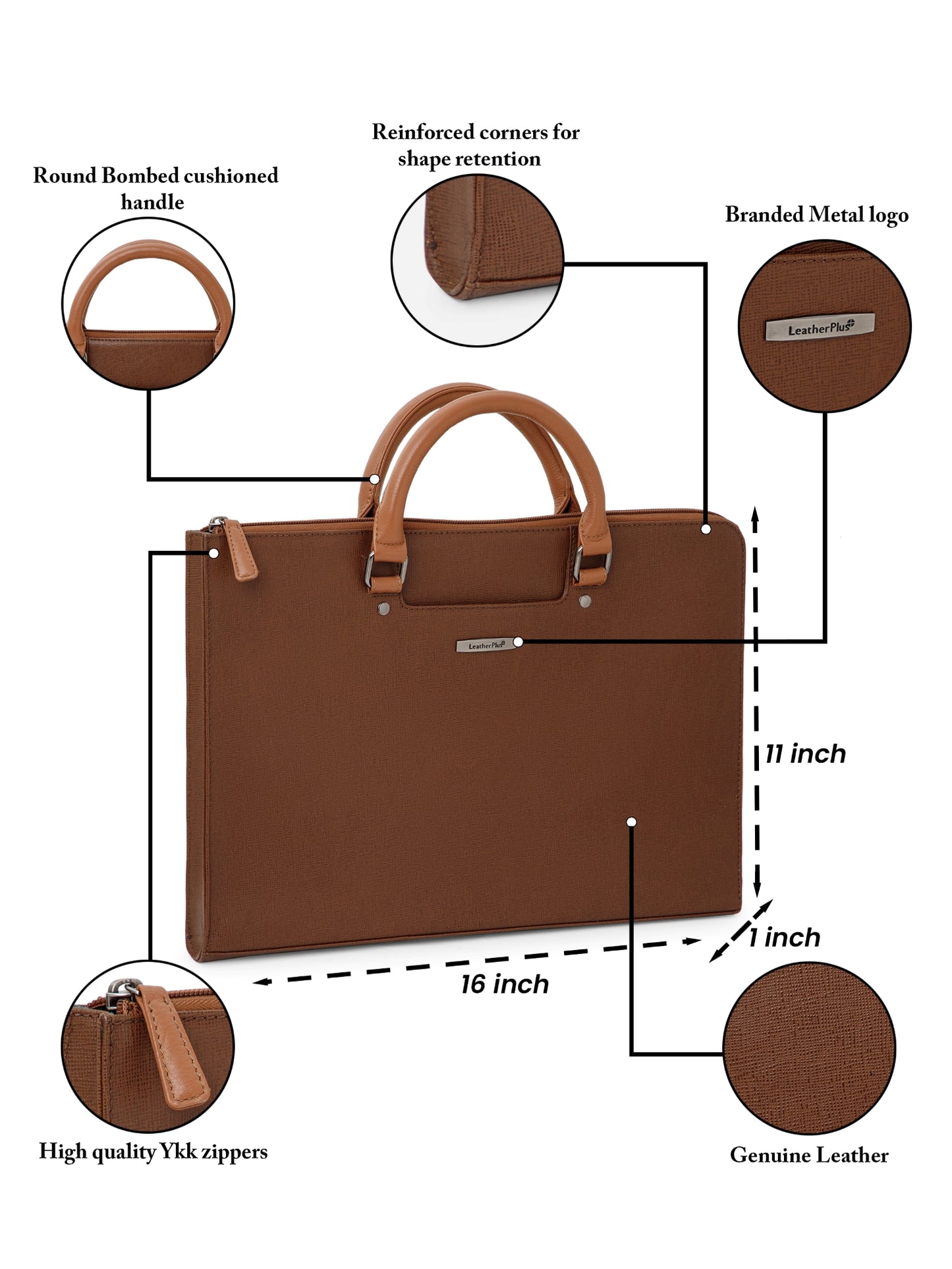 Saffiano Leather Laptop Sleeve SV16-8002