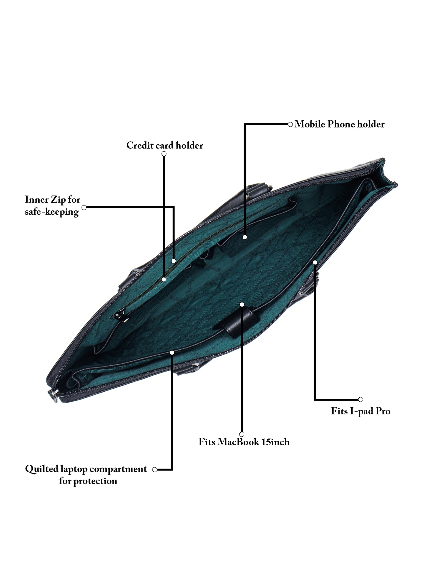 Saffiano Leather Laptop Sleeve SV16-8002