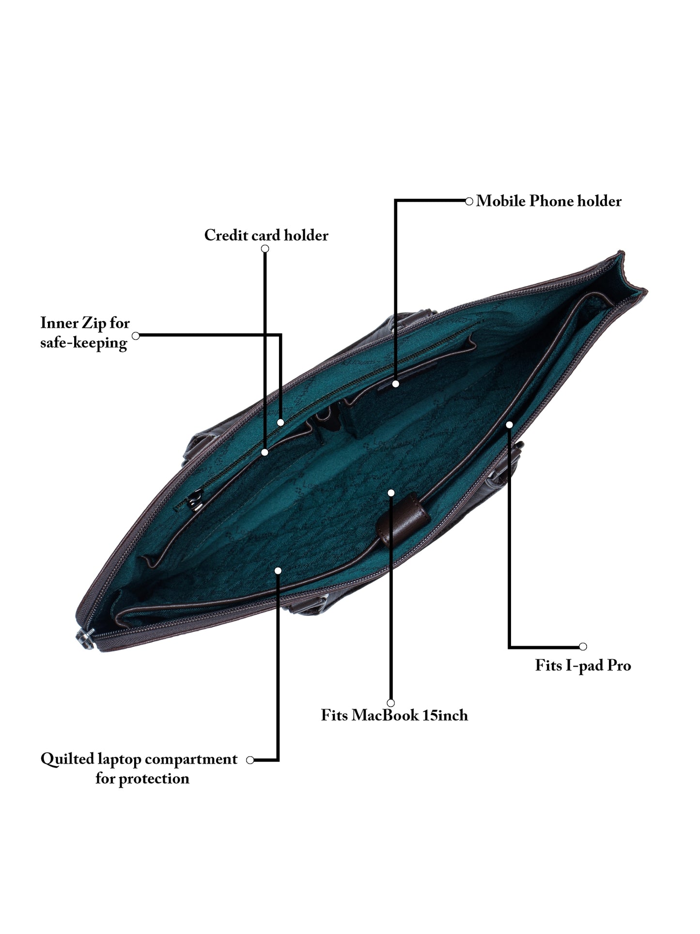 Saffiano Leather Laptop Sleeve SV16-8002