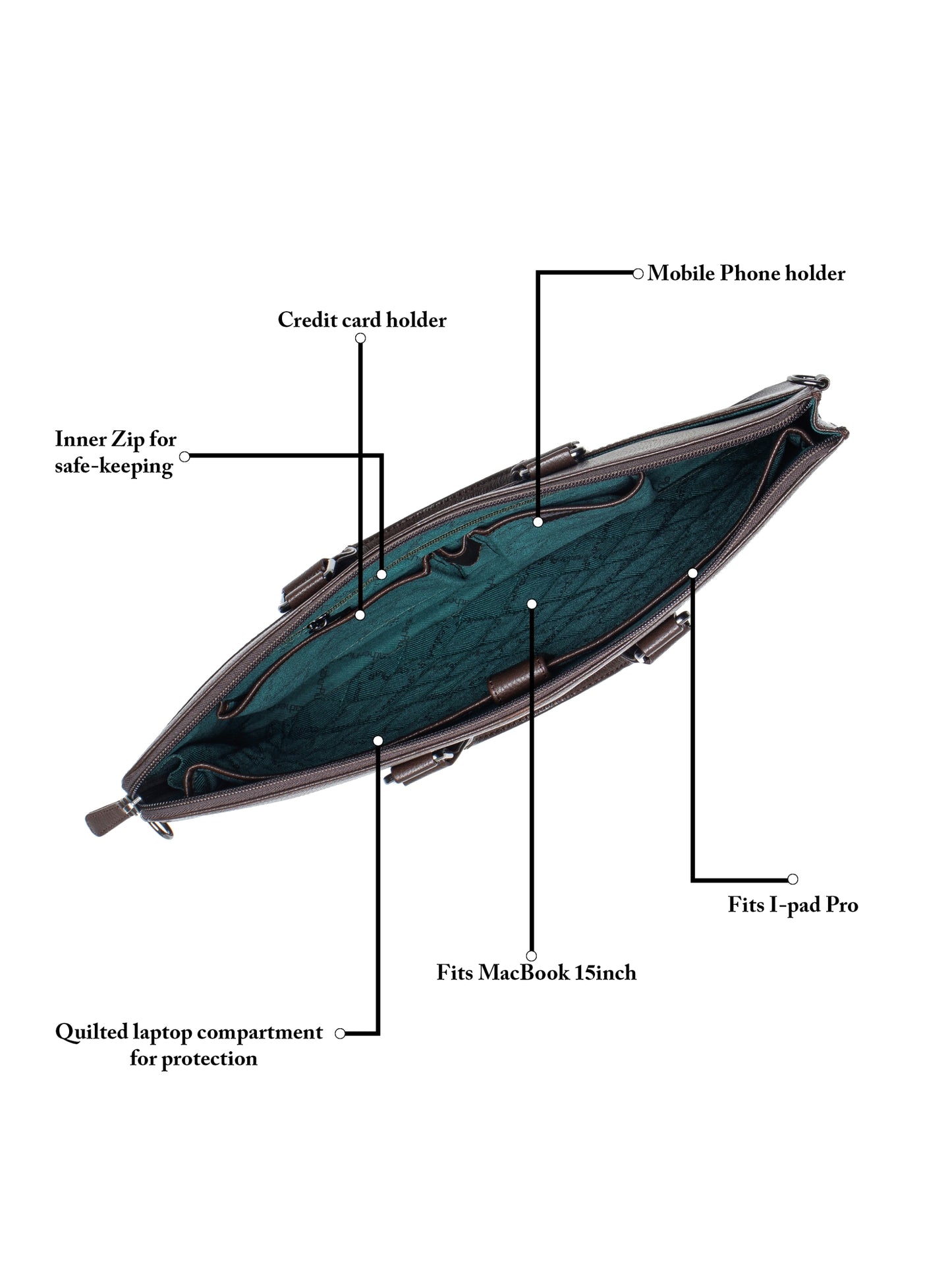 The Slender Leather Laptop Sleeve SV16-7003