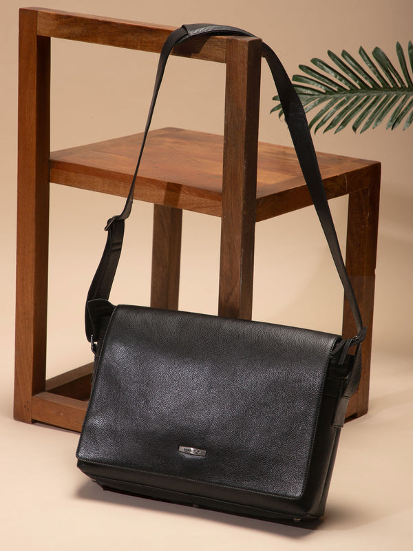 Flap Leather Laptop Bag  LT16-3001