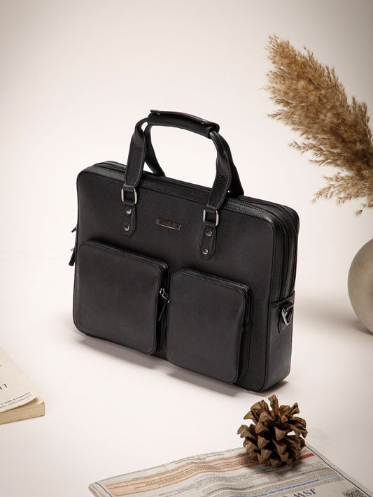 Saffiano Leather Laptop Bag  LT16-4001