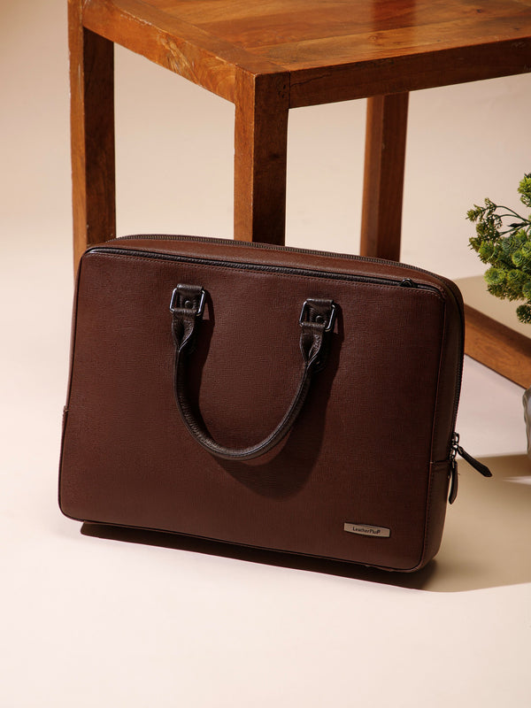 Saffiano Leather Laptop Bag  LT16-4002