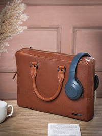 Saffiano Leather Laptop Bag  LT16-4002