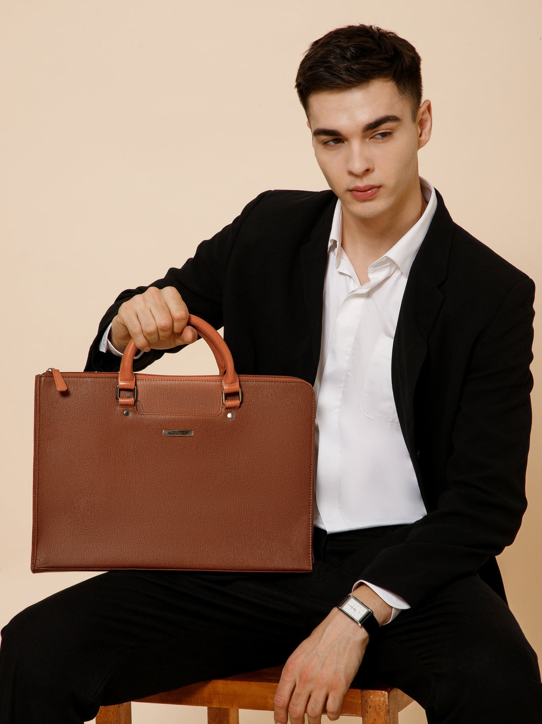 Saffiano Leather Laptop Sleeve SV16-8002