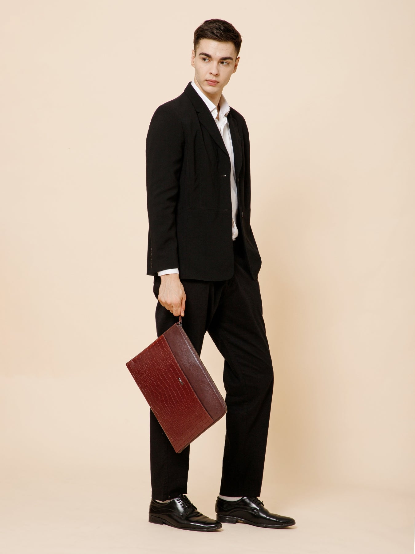 Croco Leather Laptop Sleeve SV16-9001