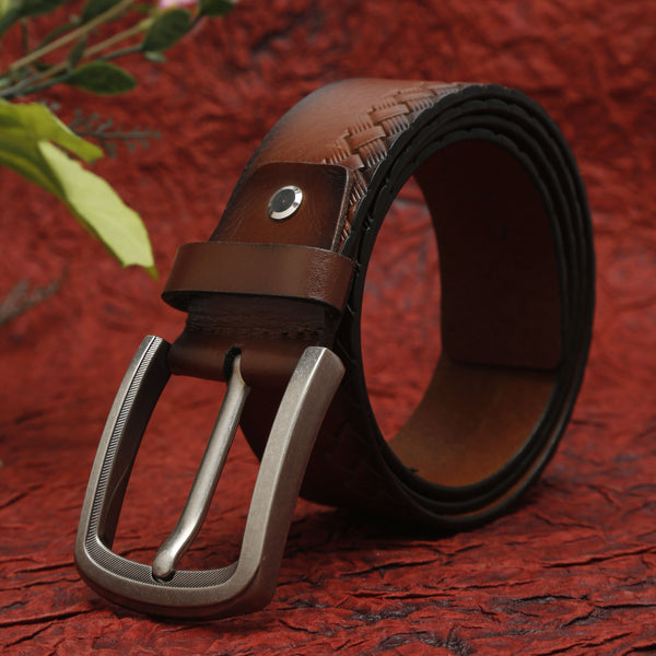 Crafted Men Belt CTFD-752 Brown