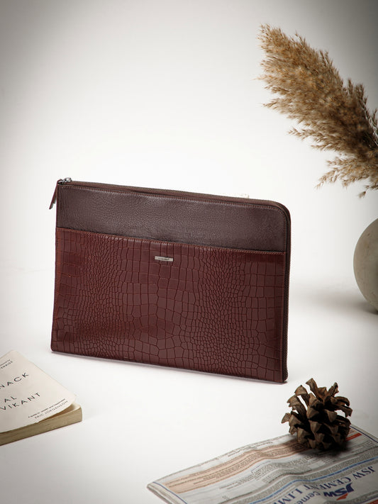 Croco Leather Laptop Sleeve SV16-9001