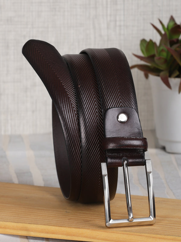 Smart Formal Men Belt BS-021 Brown