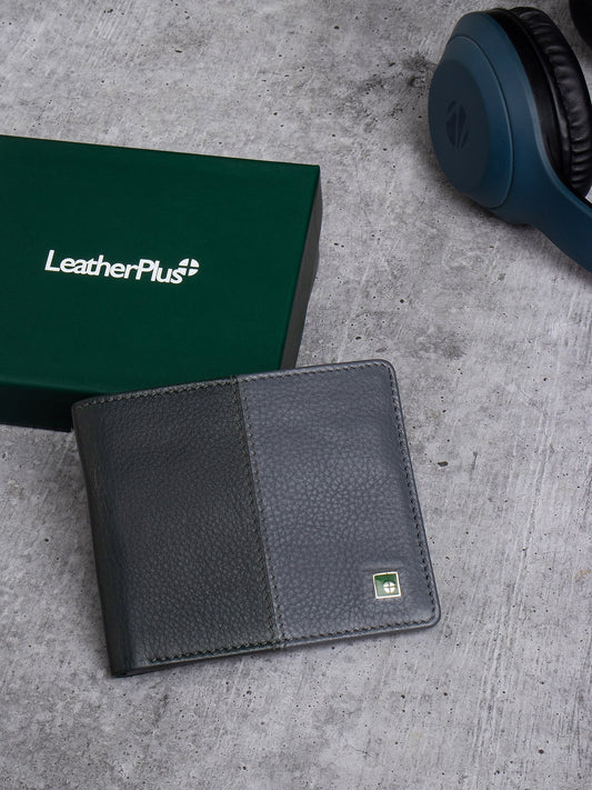 Men Wallet ET-3005 Olive & Grey