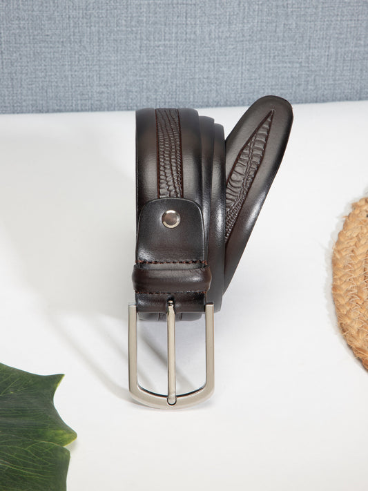Smart Formal Men Belt BS-026 Brown