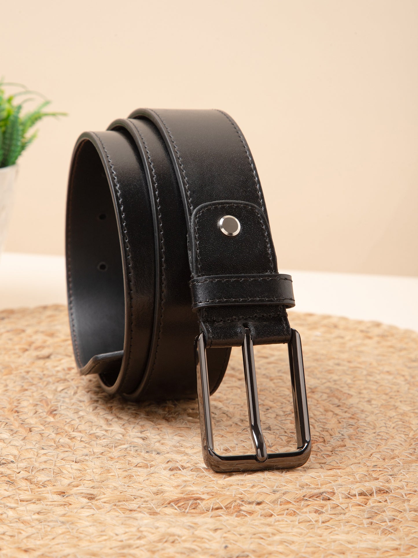 Men Casual Belt ST-504 Black