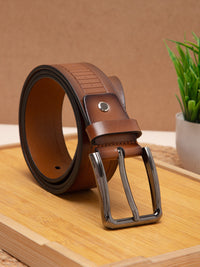 Men Casual Belt BS-417 Tan